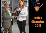 TANYA KEMSLEY LADIES CHAMPION 2018
