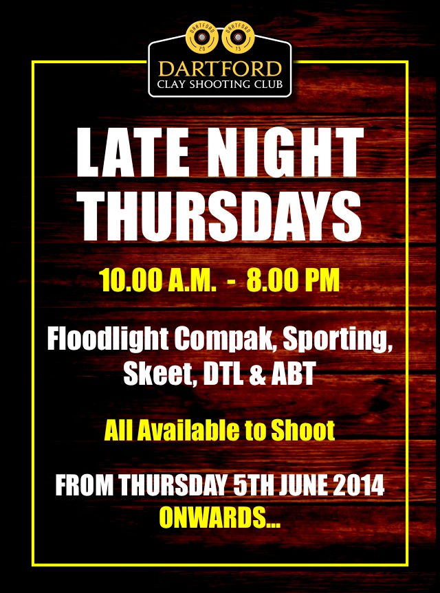 Its Here Late Night Thursdays From Tonight 5th June 2014